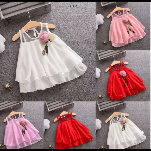 NWT beautiful little girls dress - Picture 1 of 8